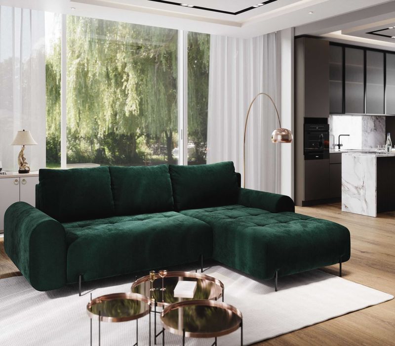 Narożnik z funkcja spania ARCO, Producent, Pojemnik na pościel