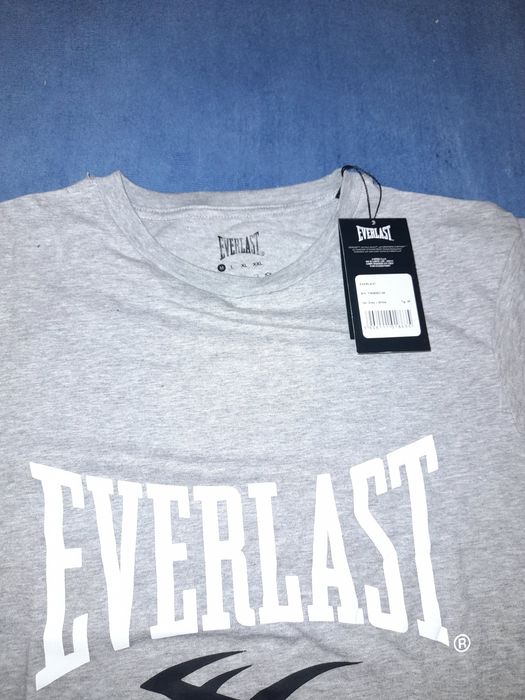 Everlast Męska koszulka bawełniana szara roz-M.