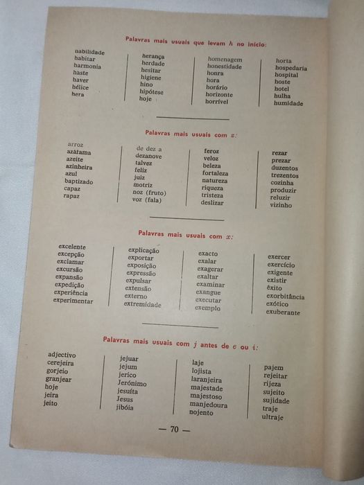 Gramática 3ª Classe (de 1972)- Prof. Luís Reina