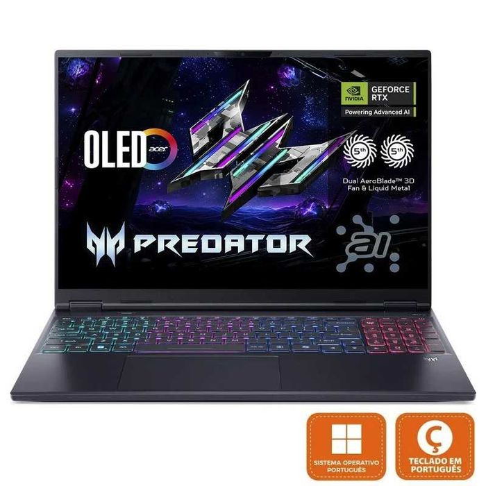 Acer Predator Helios NEO 16S AI - OLED/Ultra 9 275HX/RTX 5070/32GB/1TB