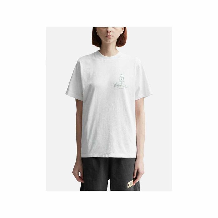 Футболка Sporty & Rich Vendome T-Shirt White/Sage
