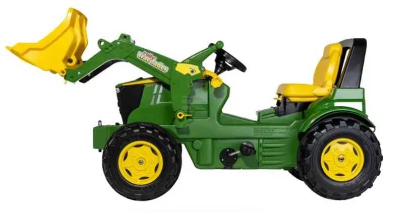 Traktor John Deere 7310R DUŻY z napędem na pedały z ładowaczem