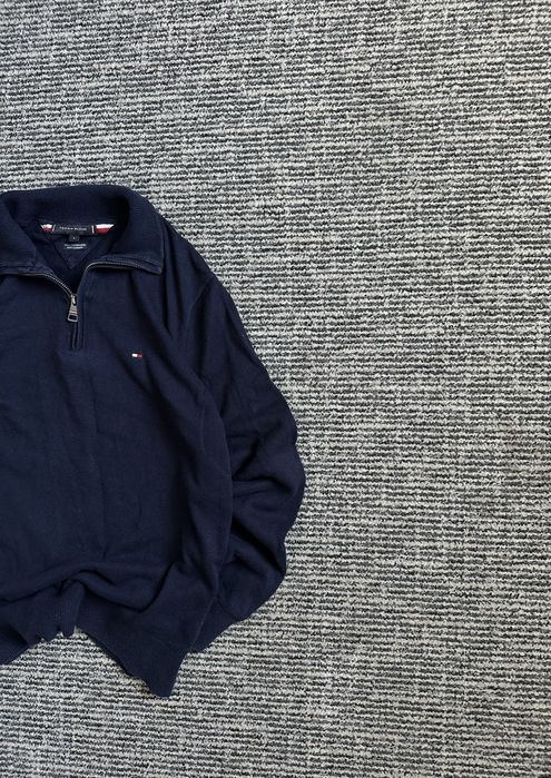 Полузамок tommy hilfiger 1/3 zip tommy hilfiger кофта tommy hilfiger