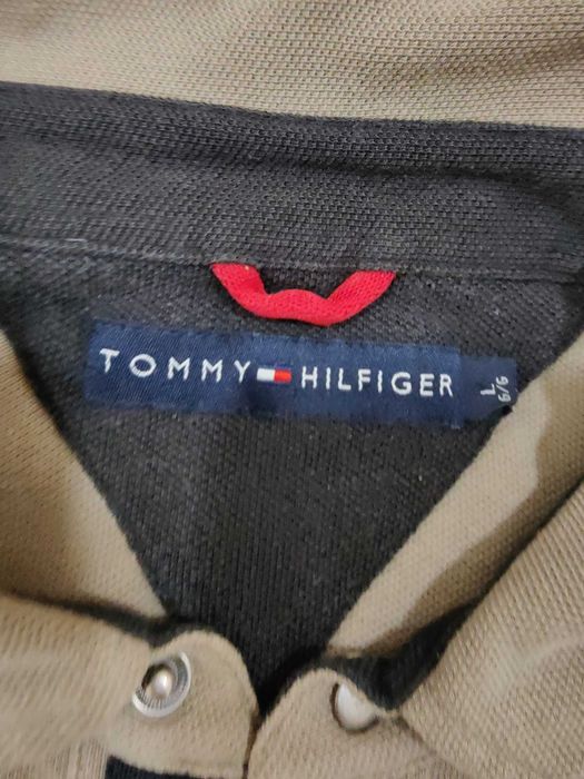 Polo manga comprida Tommy Hilfiger tam. L em excelente estado