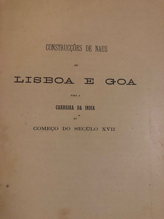 Construções de Naus (1899) / Armadas da Índia