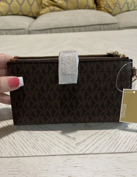 Portfel Michael Kors brązowy