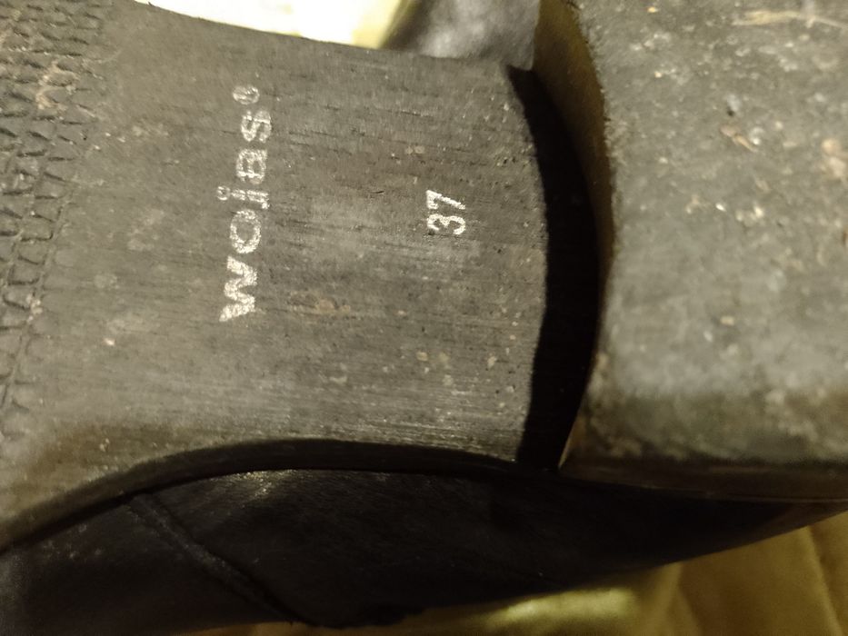 Długie kozaczki WOJAS 37 czarne