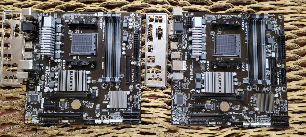 Материньська плата AM3 AM3+ під FX8350 8370 тощо Gigabyte GA-78LMT-USB3 4 слота під озу DDR3