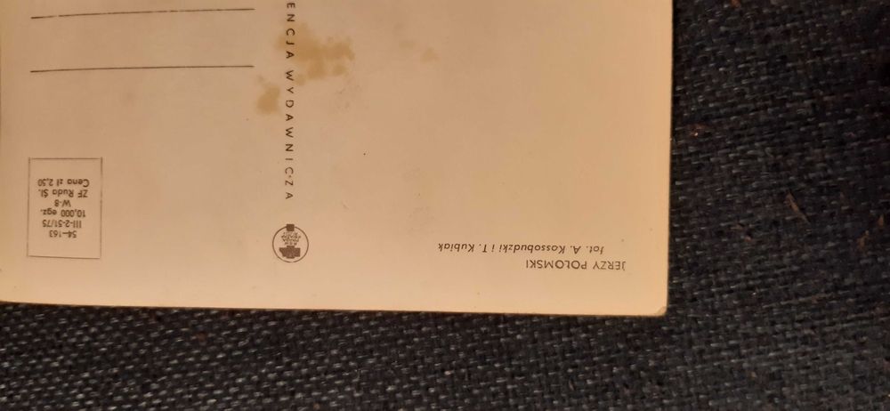 stara pocztówka zdjęice prl jerzy połomski