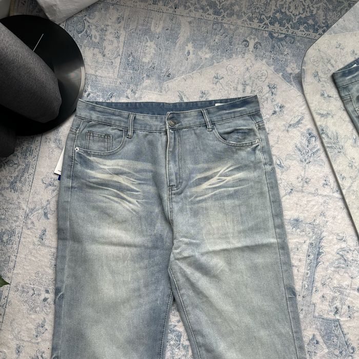 Bootcut blue washed jeans  голубі джинси кльош буткат прямі baggy y2k opium levis 512голубые flared буткат прямые клеш bootcut