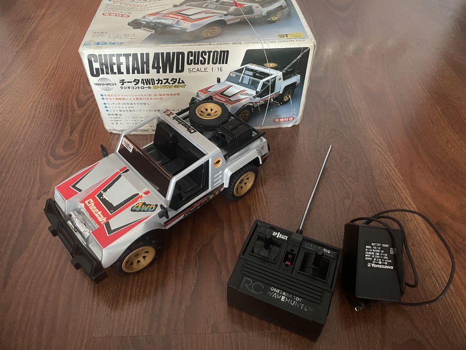 Stara zabawka RC Lamborghini Cheetah 4x4 Yonezawa pudełko prl ddr