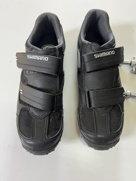 Sapatos Shimano SPD + Pedais Shimano SPD BTT – Tamanho 43