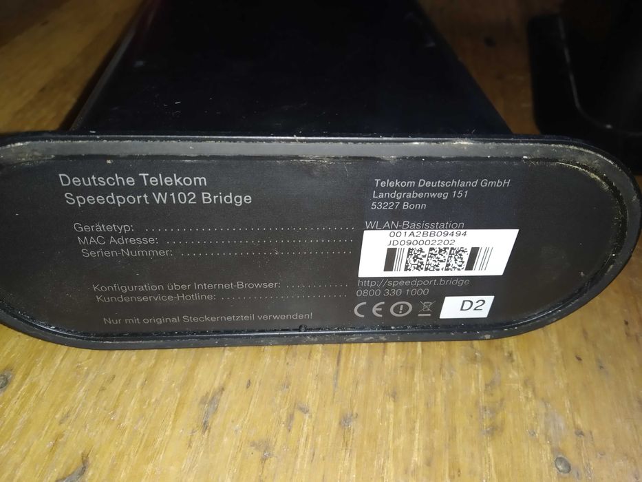 Беспроводной маршрутизатор (WiFi роутер) TELEKOM Speedport W102.