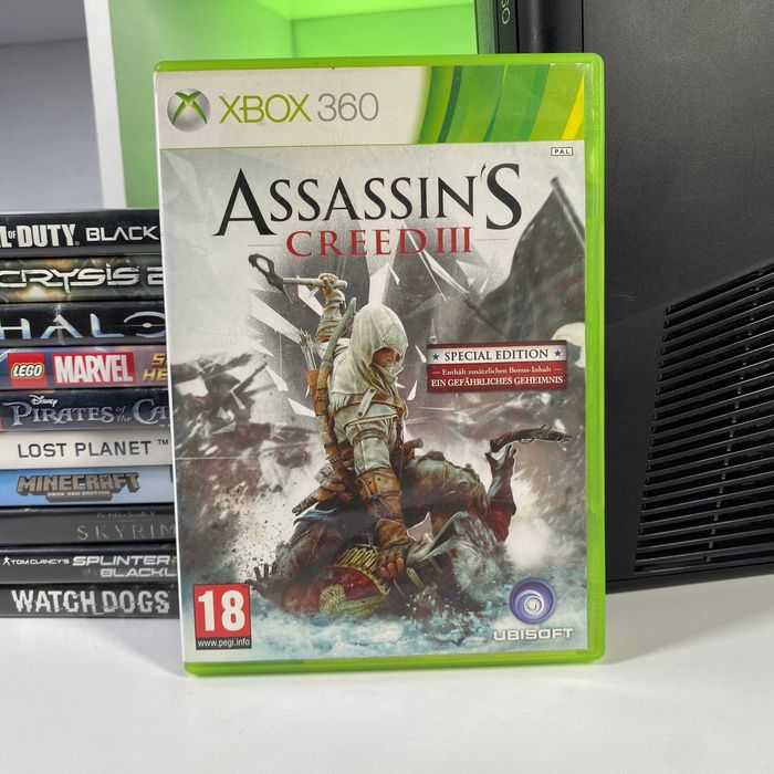 Гра Assassin's Creed 3 Xbox 360 Б/У Оригінальна Асасинс крид для іксбокс 360 Ігри в асортименті
