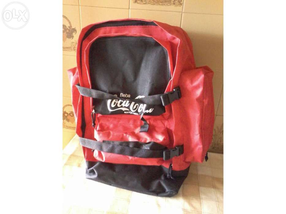 Mochila de campismo da Coca-cola