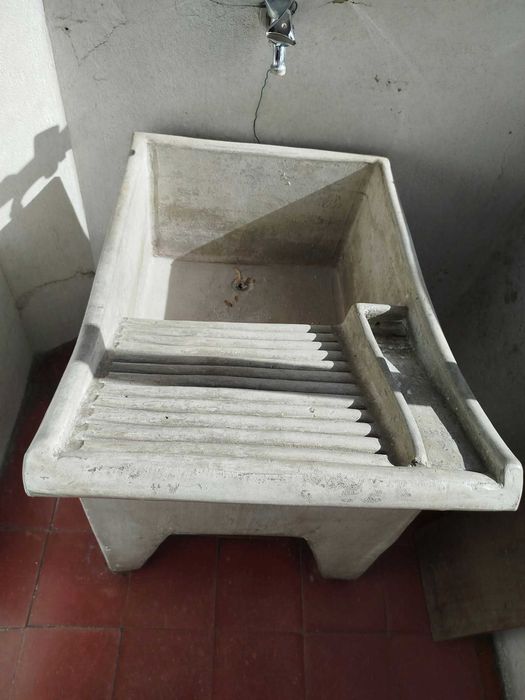 Tanque cimento lavar roupa