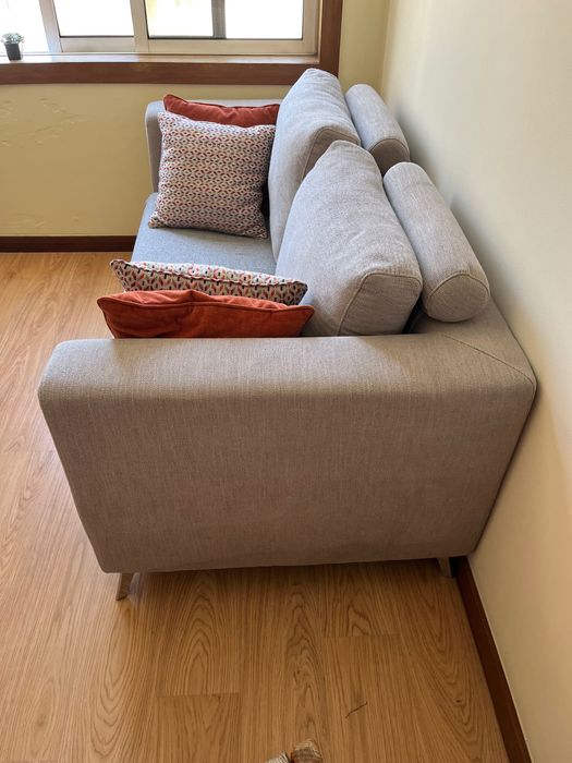 Sofá cinza - bom estado