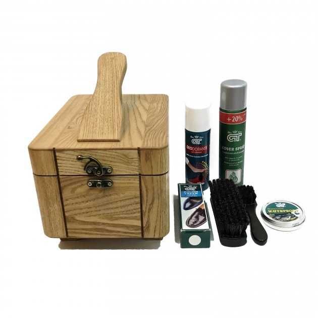 Набор по уходу за обувью "Обувной сундук" Tradigo Giovanni ITALY(7 шт)