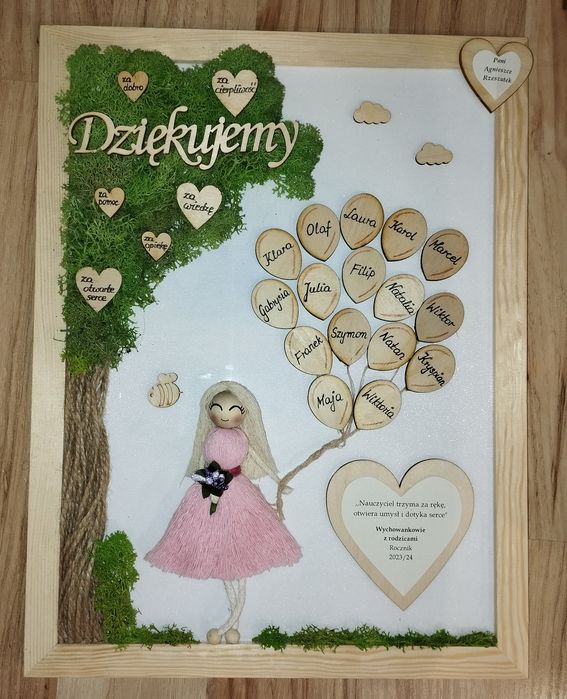 Ramka 30x40 od dzieci dla nauczyciela