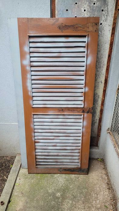 2 Portas Venezianas Madeira Maciça