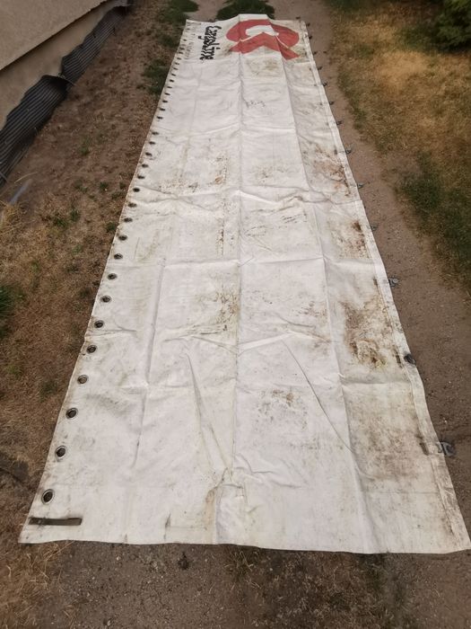 Plandeka z rolkami