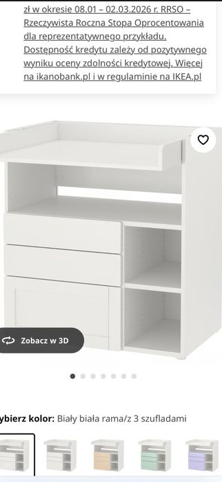 Przewijak Smastad Ikea