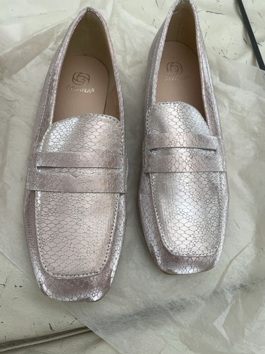 Sapatos senhora rosa velho dourado