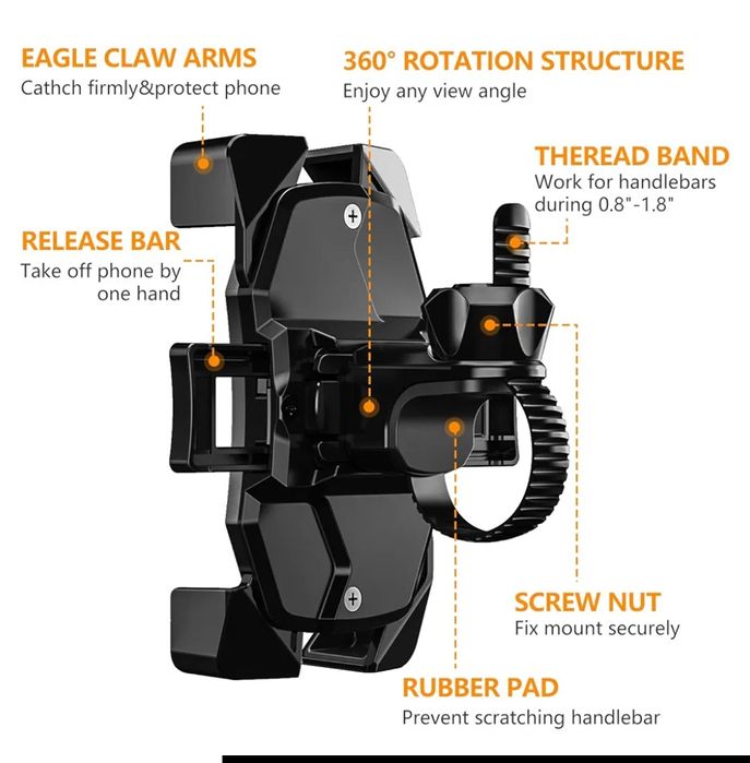 Suporte de telemóvel para bici ou m o ta PAMPEL