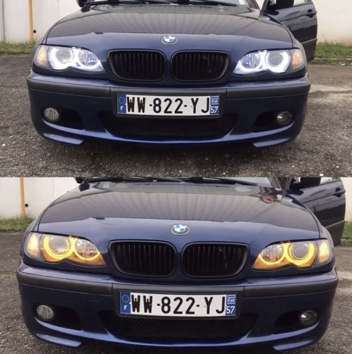 Ангельські глазки на bmw e46 BMW E46 ангельские глазки оченята бмв