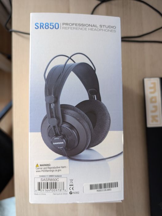 Studio Headphones Professional Samson SR850