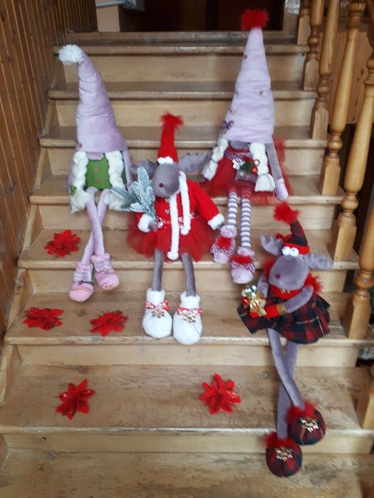 Новорічні гноми олені