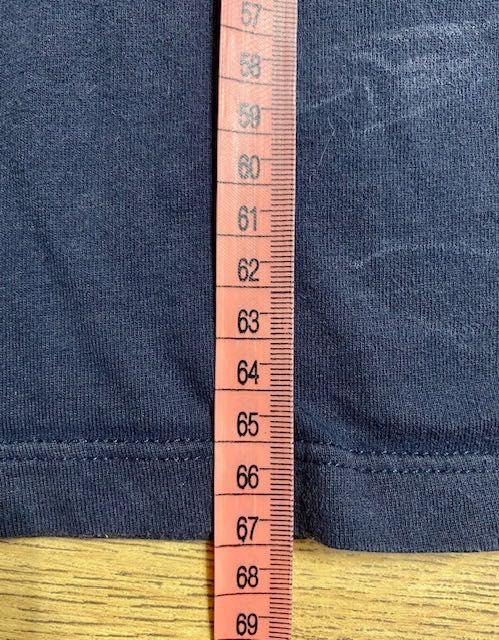 Koszulka męska Abercrombie & Fitch - rozmiar L, bawełna, granatowa