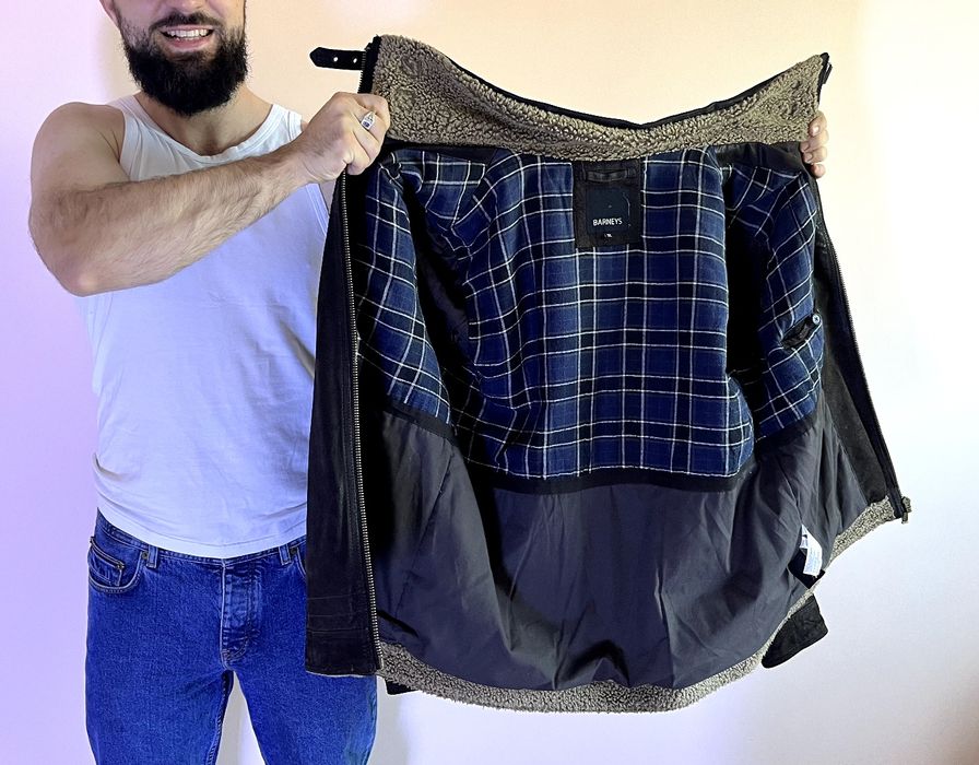 Мужская кожаная куртка Barneys (XL)