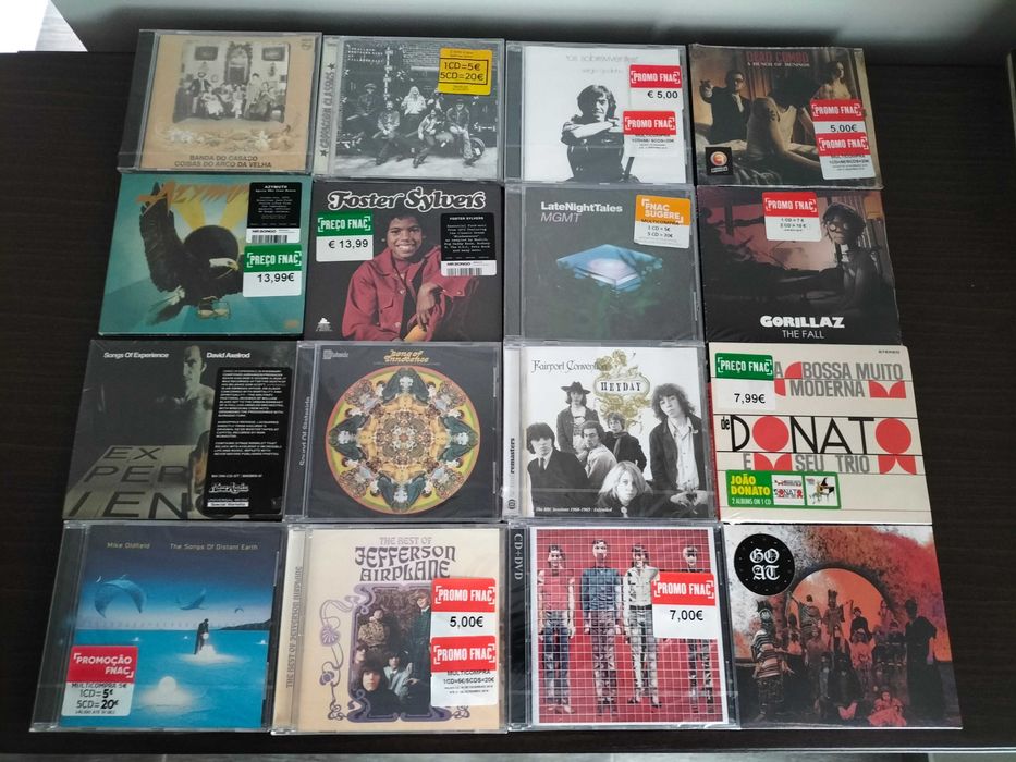 CD's - 1958 a 2018 - Pop Rock Jazz Bossa Nova Funk Soul Hip-Hop +