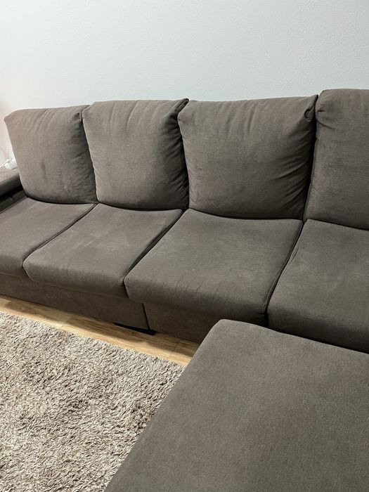Sofá 4 lugares com chaise