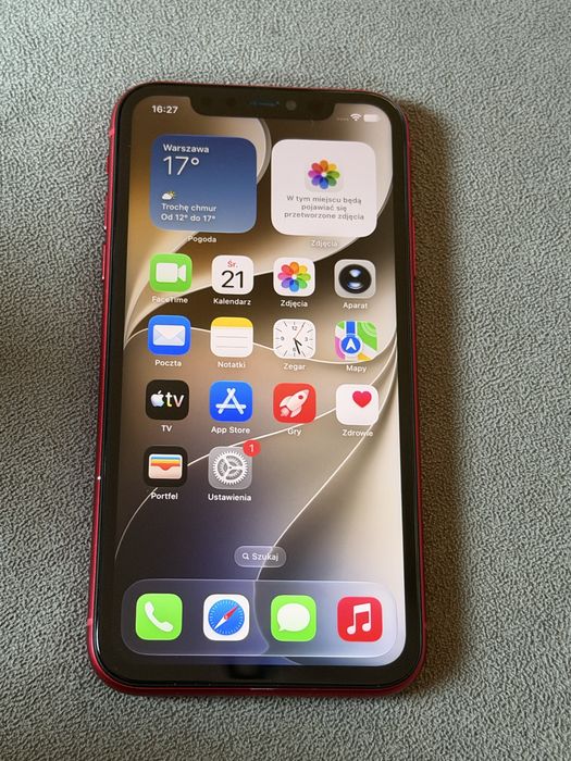 Telefon iphone 11 64gb czerwony