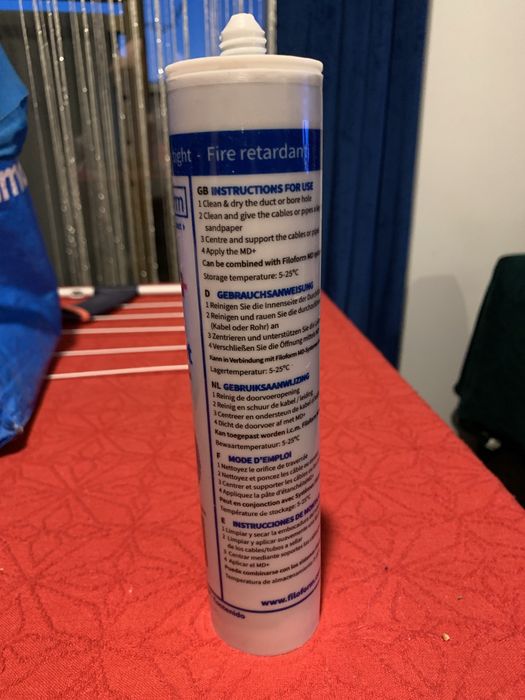 ogniochronna masa uszczelniająca Filoform MD+ 5szk