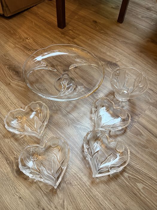 Zastawa stolowa, szklana, nowa