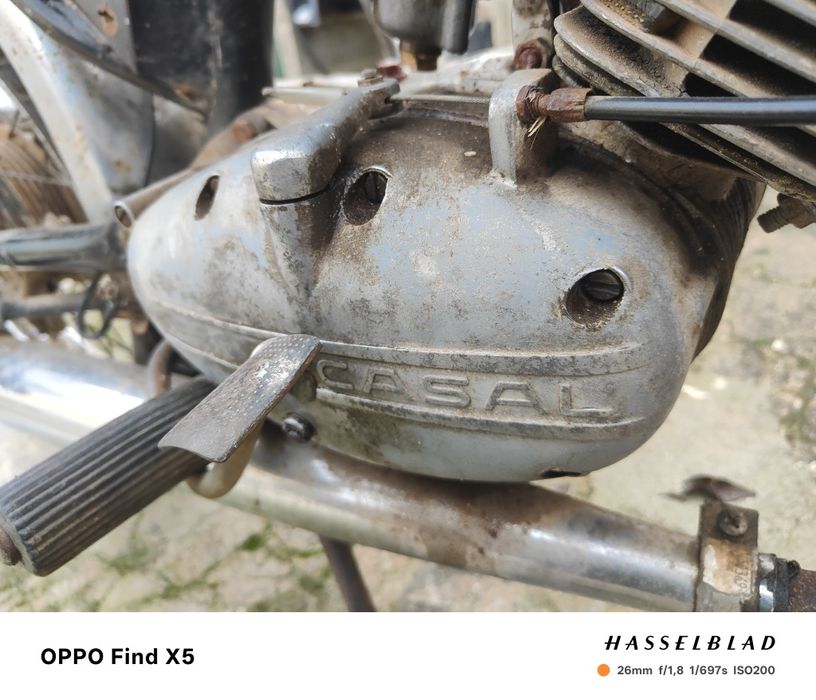 Mota Clássica Casal K182s 50cc de 1978 - Perfeita para Restauro