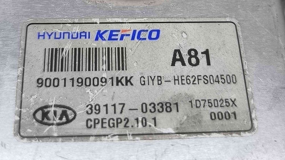 Centralina Motor / ECU 39107-03381 - KIA RIO IV
