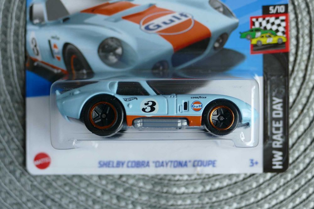 Hot Wheels autko "Resorak" SHELBY COBRA "DAYTONA" COUPE* edycja 2024r.
