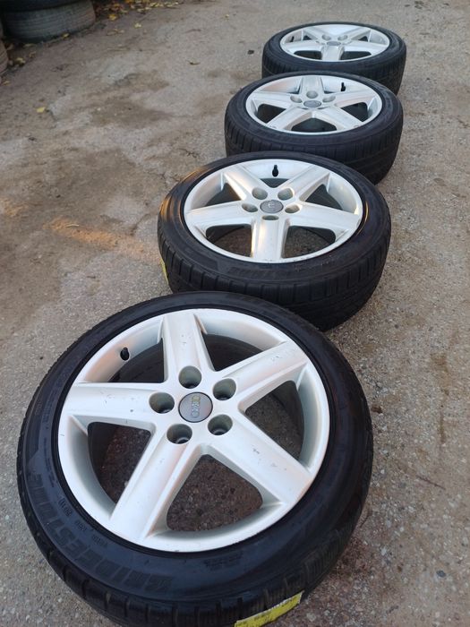 Koła zima 17" 5x112 7,5J et45 Audi A3 A6 C5 A4 Bridgestone 225 45 R17