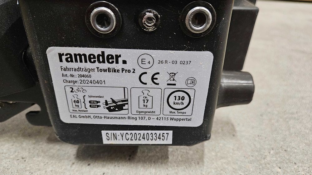 Rameder uchwyt na 2 rowery