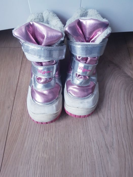 Śniegowce dziewczęce z ociepleniem marki Wojtyłko rozmiar 28