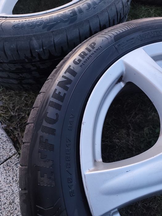 Koła letnie opony 5x112 215/55 R17 audi a3 Goodyear