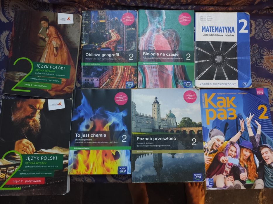 Książki do 2 kl liceum/ technikum
