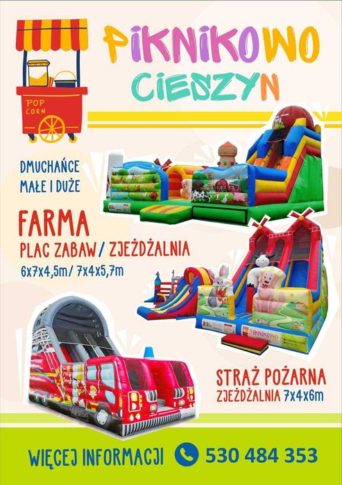 Dmuchańce, Popcorn, Wata cukrowa