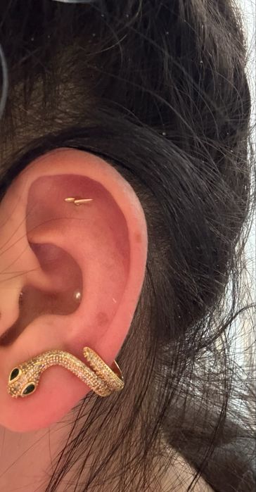 Срібні сережки каблучка підвіска