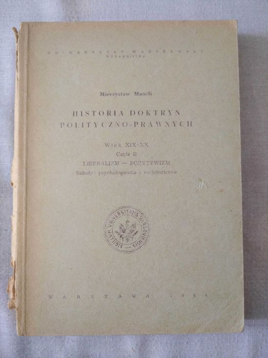Maneli - Historia doktryn pol - praw. Liberalizm pozytywizm