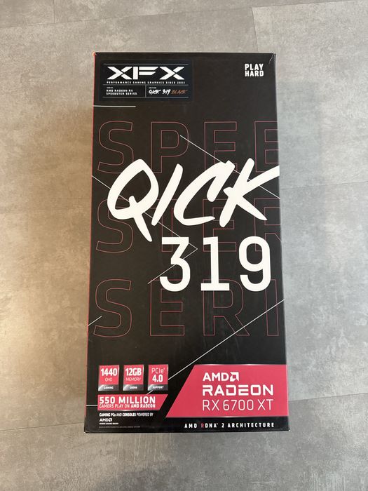 XFX radeon rx 6700xt qick 319 12GB